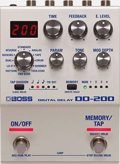 BOSS DD-200 Digital Delay effects pedal