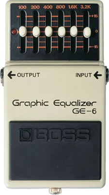 BOSS GE-6 Graphic Equalizer effects pedal