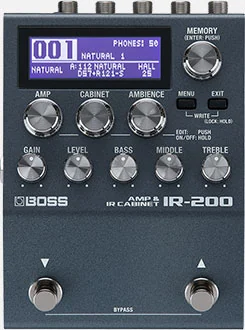 BOSS IR-200 Amp & IR Cabinet effects pedal