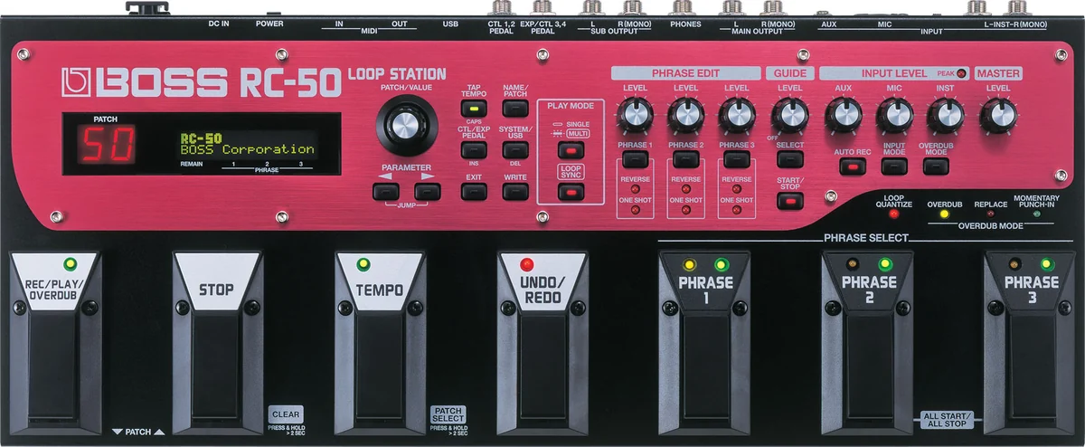 BOSS RC-50 Loop Station effects pedal