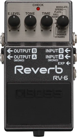 BOSS RV-6 Reverb effects pedal
