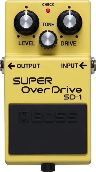 BOSS SD-1 SUPER OverDrive effects pedal