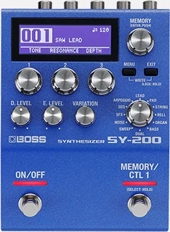 BOSS SY-200 Synthesizer effects pedal