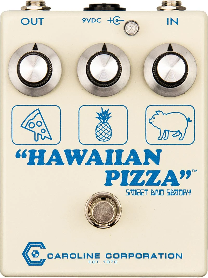 Caroline Guitar Company Hawaiian Pizza guitar effects pedal