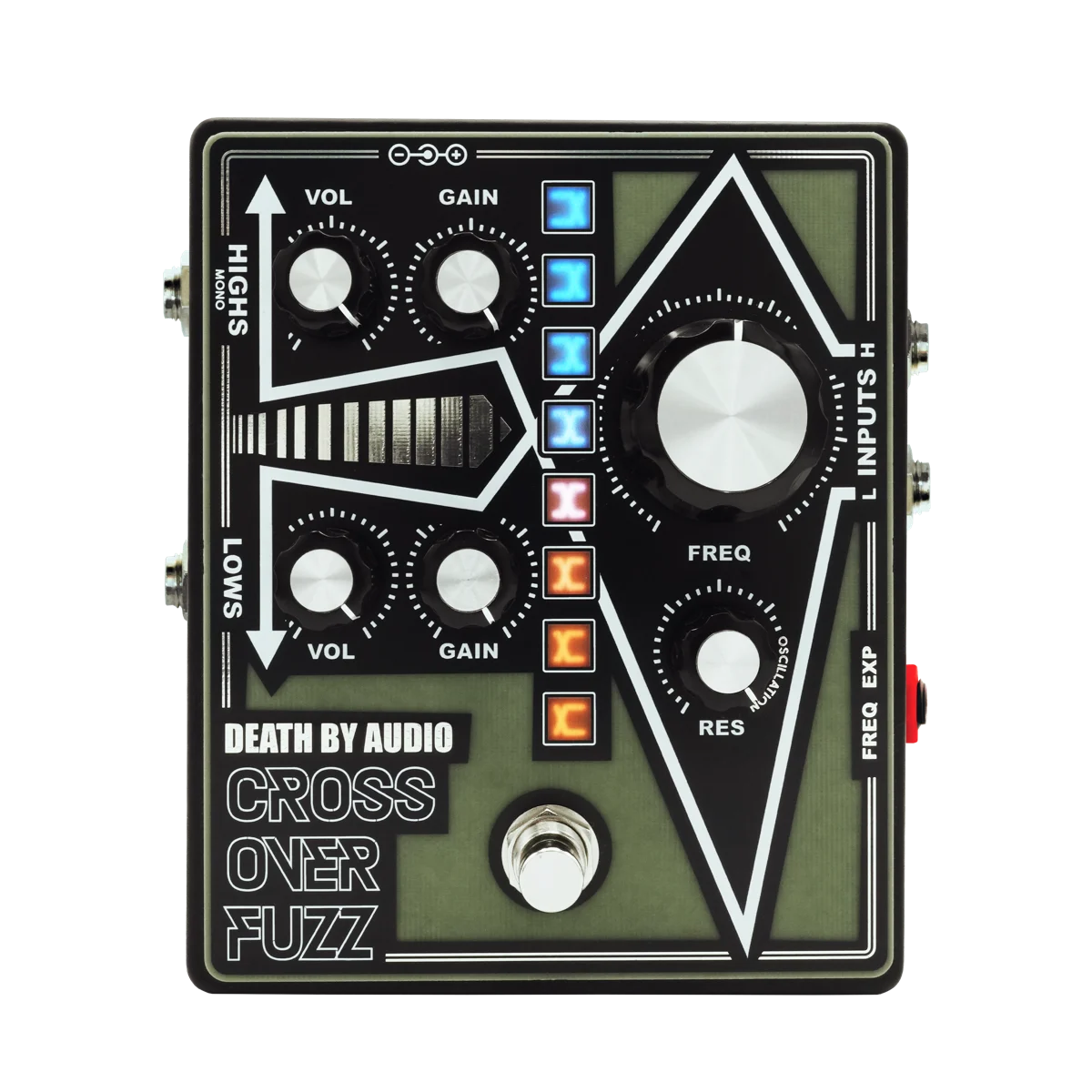 Death By Audio Crossover Fuzz guitar effects pedal
