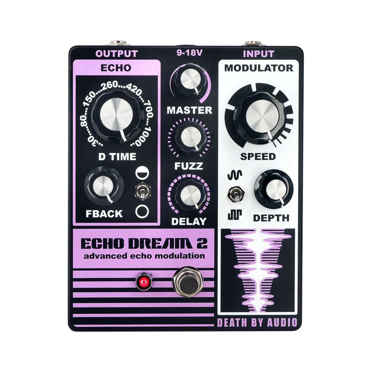 Death By Audio Echo Dream 2 guitar effects pedal