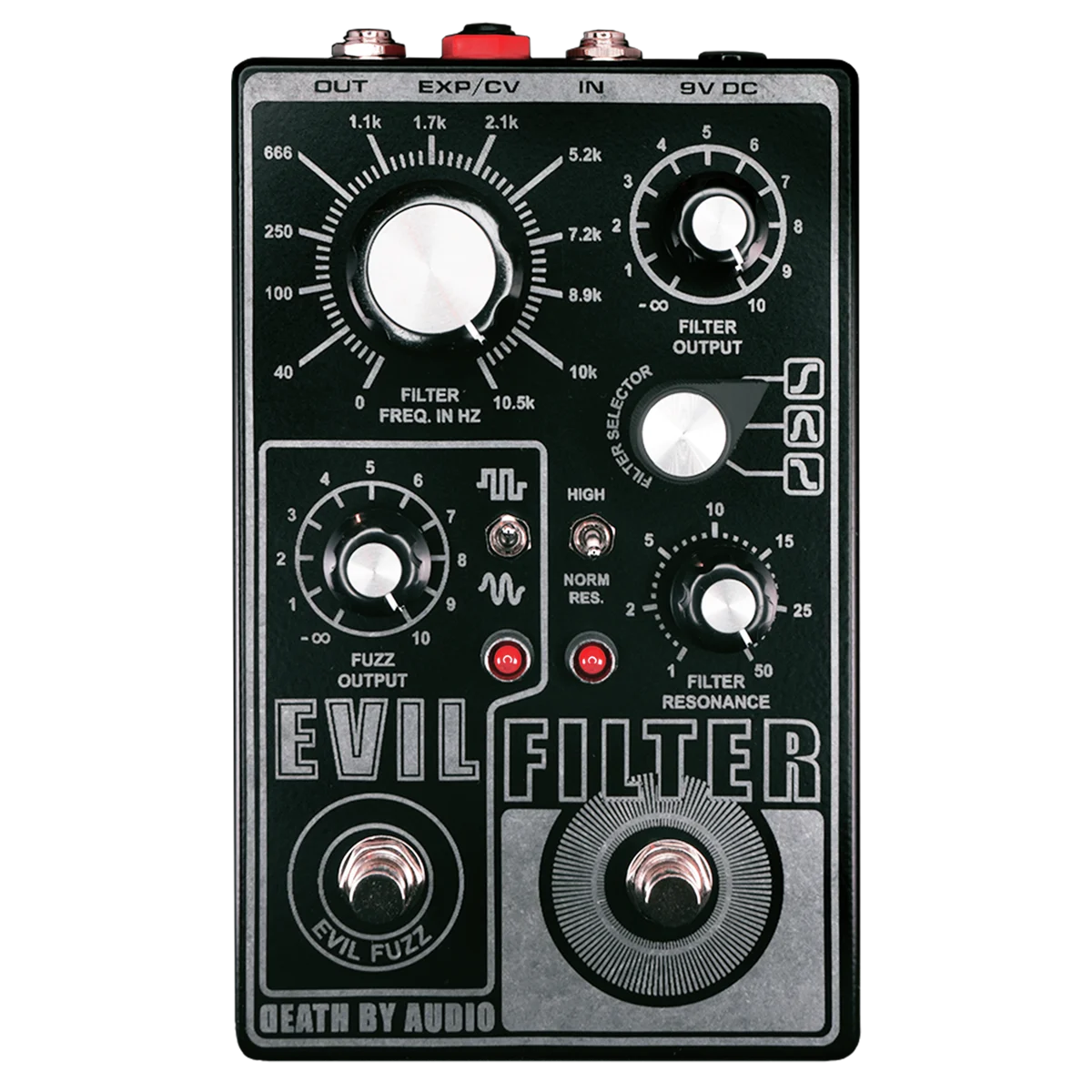 Death By Audio Evil Filter guitar effects pedal