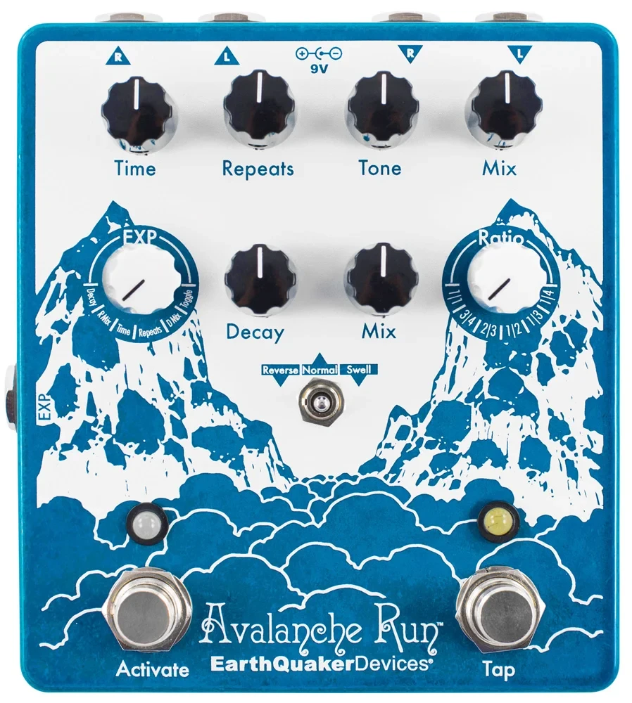 EarthQuaker Devices Avalanche Run V2 guitar effects pedal