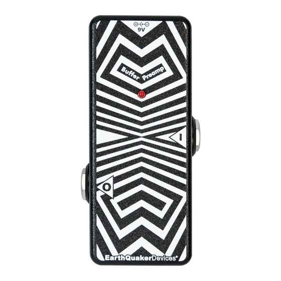 EarthQuaker Devices Buffer/Preamp guitar effects pedal