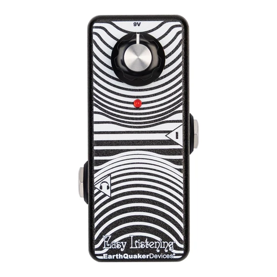 EarthQuaker Devices Easy Listening guitar effects pedal