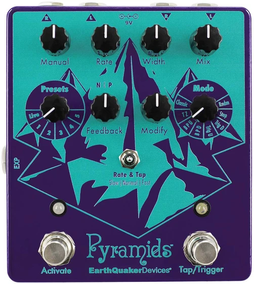 EarthQuaker Devices Pyramids guitar effects pedal
