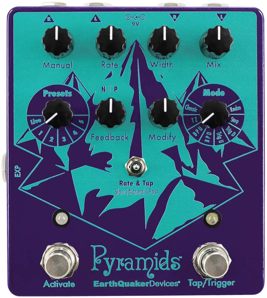 EarthQuaker Devices Pyramids guitar effects pedal