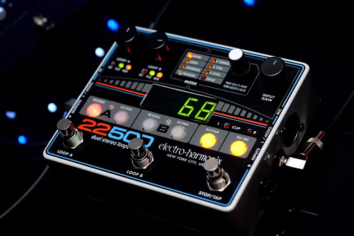 Electro-Harmonix 22500 Dual Stereo Looper guitar effects pedal