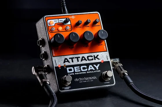 Electro-Harmonix Attack Decay guitar effects pedal