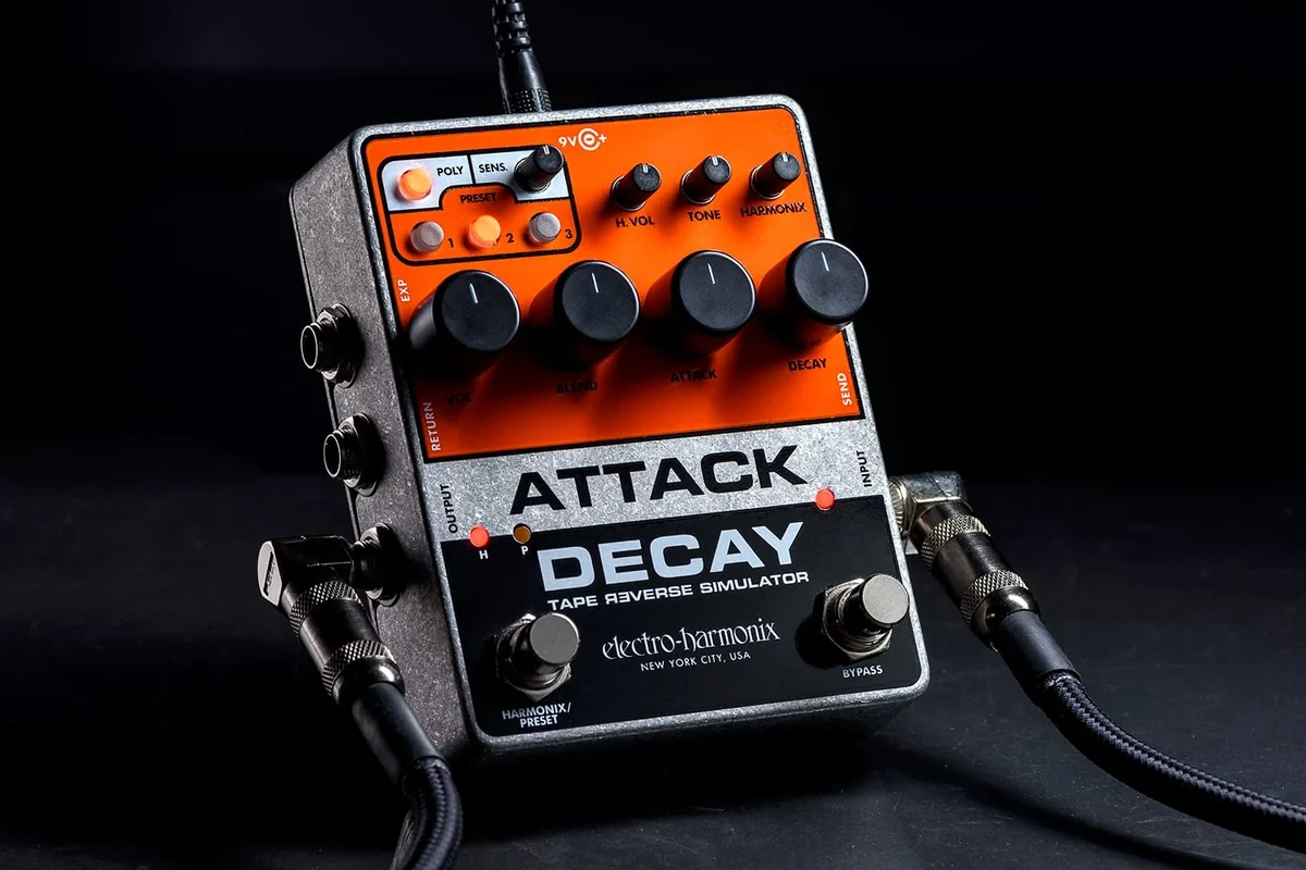 Electro-Harmonix Attack Decay guitar effects pedal
