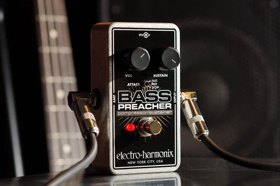 Electro-Harmonix Bass Preacher guitar effects pedal
