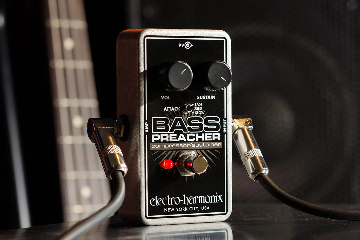 Electro-Harmonix Bass Preacher guitar effects pedal