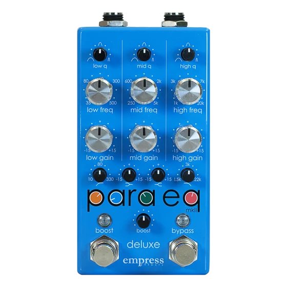 Empress Effects ParaEQ MKII Deluxe guitar effects pedal