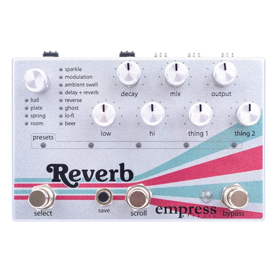 Empress Effects Reverb guitar effects pedal