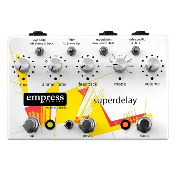 Empress Effects Superdelay guitar effects pedal