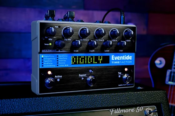 Eventide TimeFactor guitar effects pedal