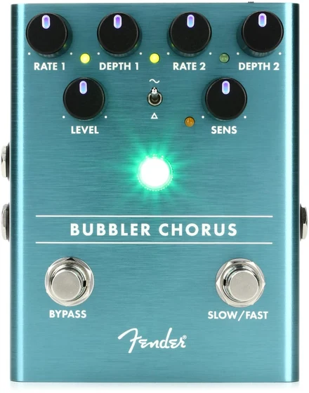Fender Bubbler Analog Chorus guitar effects pedal