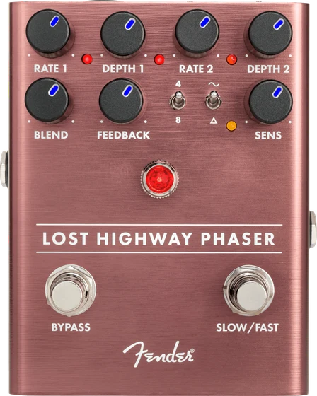 Fender Lost Highway Phaser guitar effects pedal