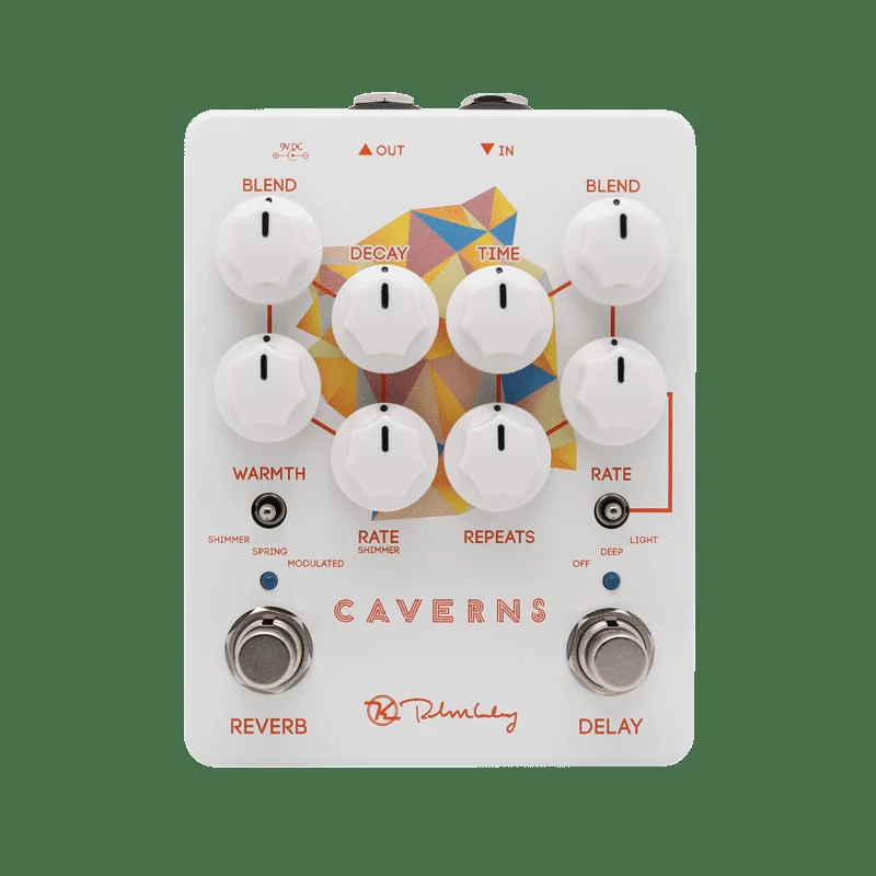 Keeley Electronics Caverns Delay Reverb V2 guitar effects pedal