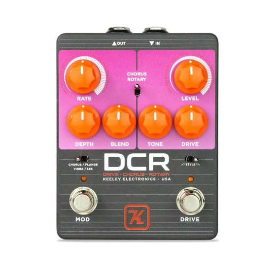 Keeley Electronics DCR Drive Chorus Rotary guitar effects pedal