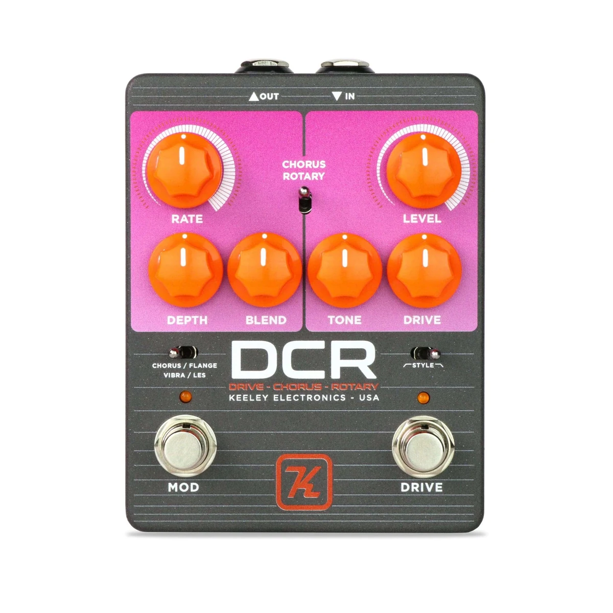 Keeley Electronics DCR Drive Chorus Rotary guitar effects pedal