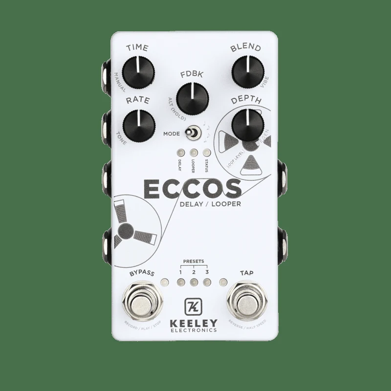Keeley Electronics ECCOS Delay Looper guitar effects pedal