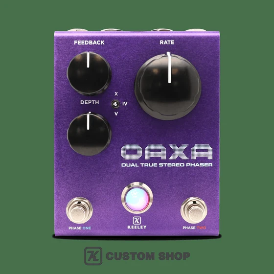 Keeley Electronics Oaxa Phaser guitar effects pedal
