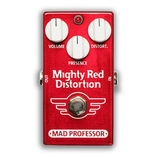 Mad Professor Mighty Red Distortion guitar effects pedal