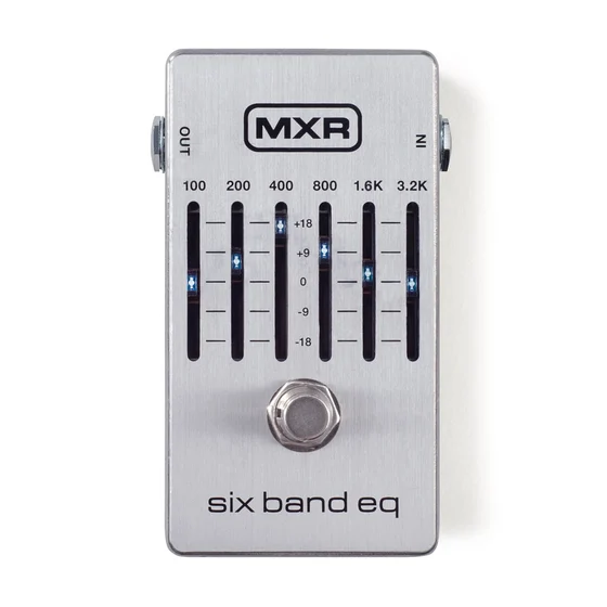 MXR Six Band EQ guitar effects pedal