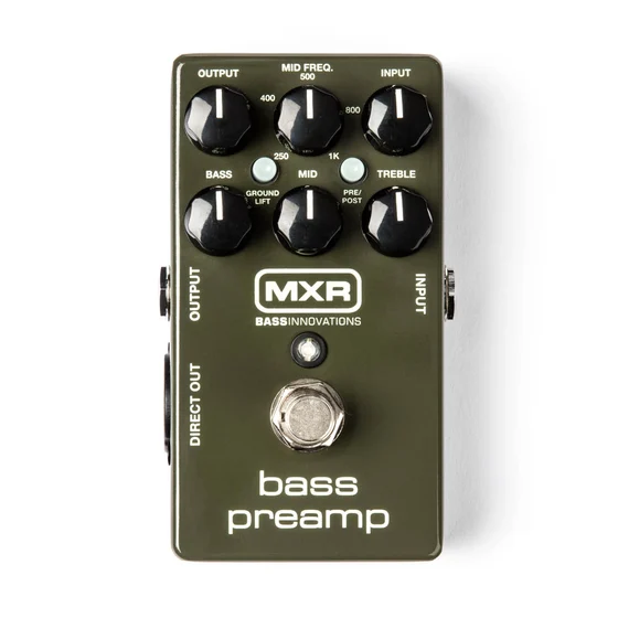 MXR Bass Preamp guitar effects pedal