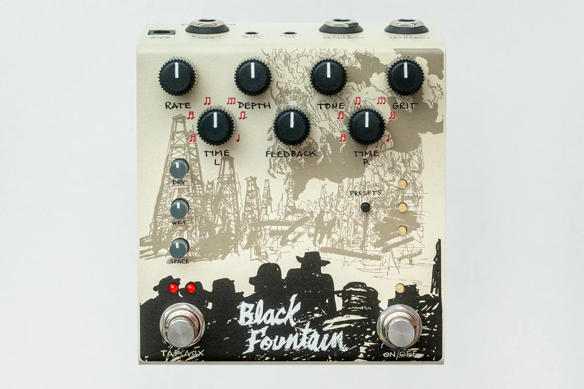 Old Blood Noise Endeavors Black Fountain Stereo guitar effects pedal