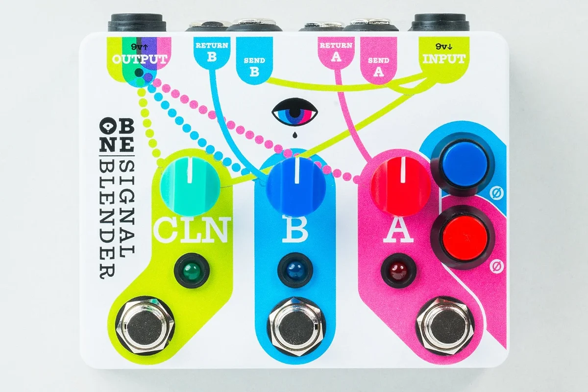 Old Blood Noise Endeavors OBNE Signal Blender guitar effects pedal