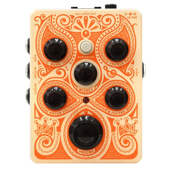Orange Acoustic Pedal guitar effects pedal