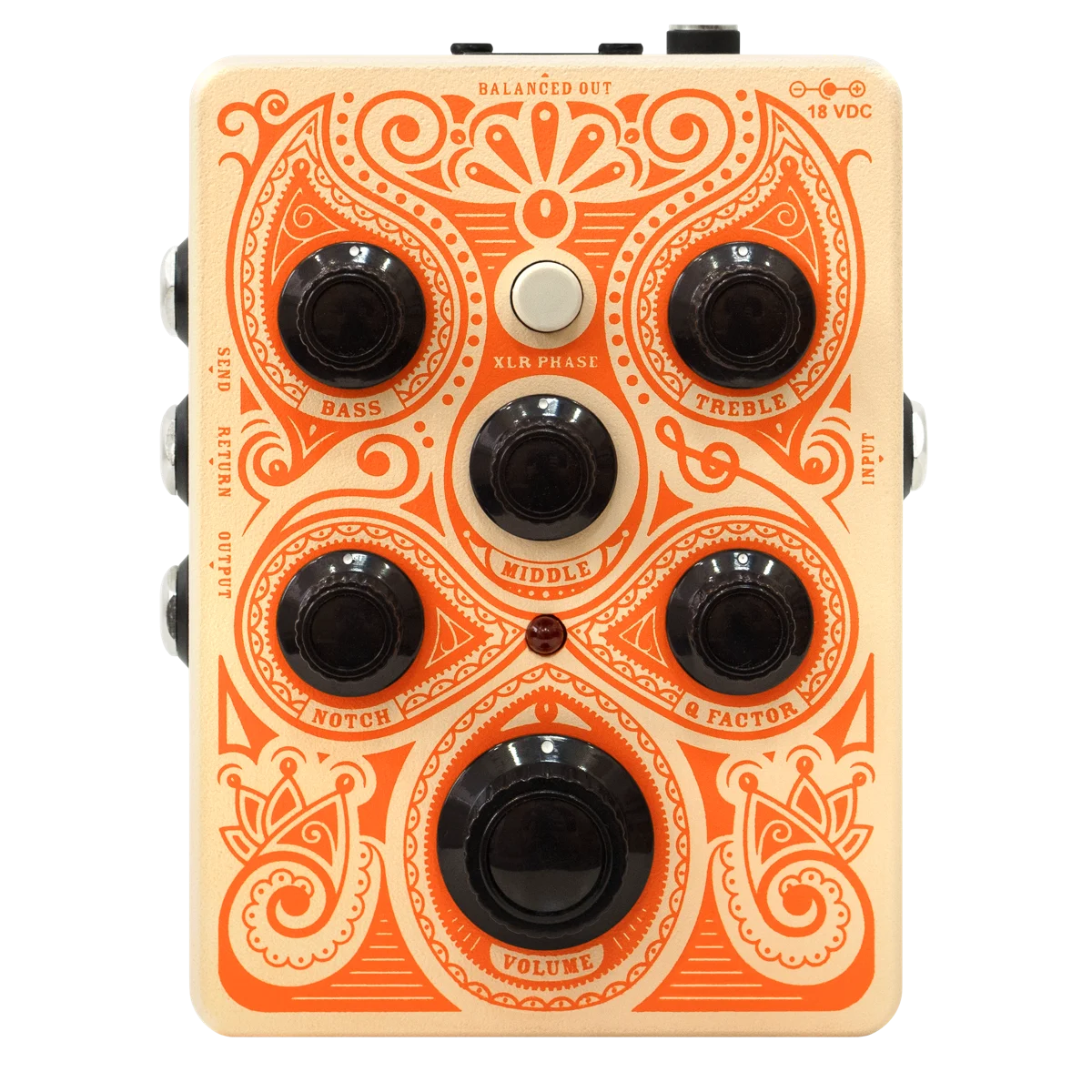 Orange Acoustic Pedal guitar effects pedal