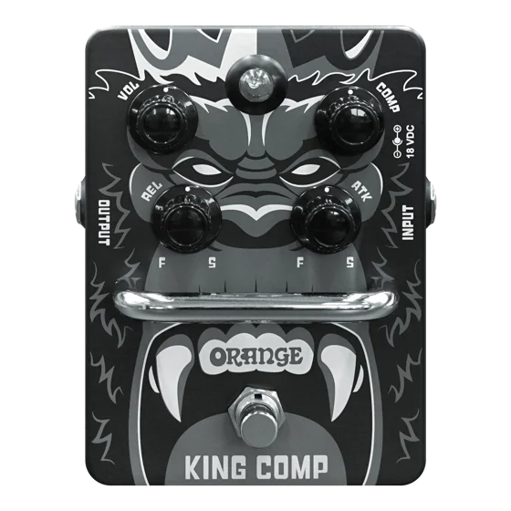 Orange King Comp guitar effects pedal