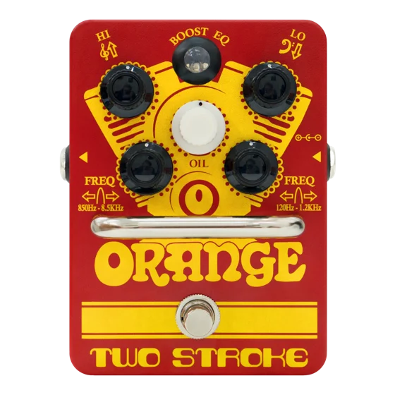Orange Two Stroke guitar effects pedal