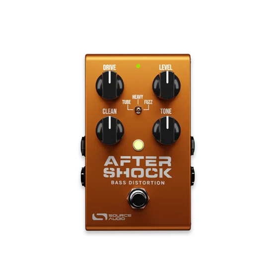 Source Audio Aftershock Bass Distortion guitar effects pedal