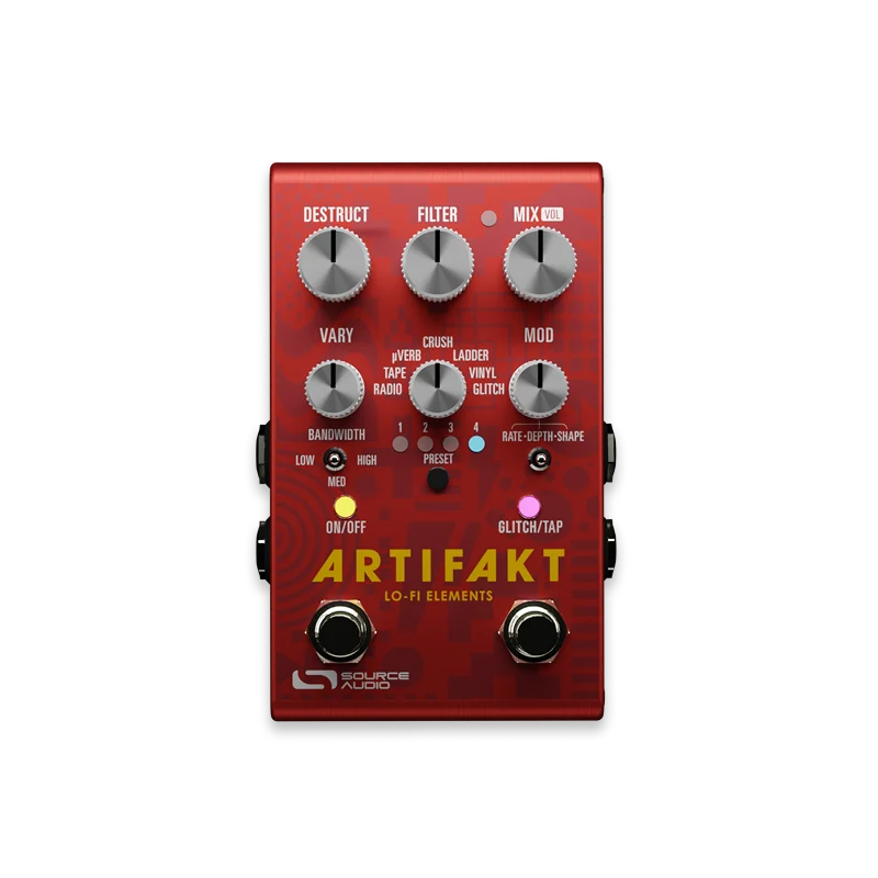 Source Audio Artifakt Lo-fi Elements guitar effects pedal