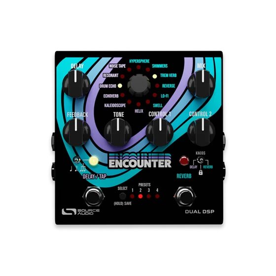 Source Audio Encounter Delay + Reverb guitar effects pedal