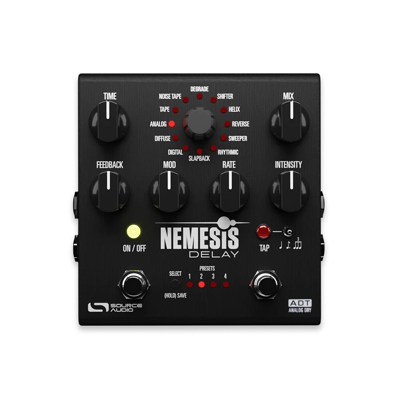 Source Audio Nemesis Delay ADT guitar effects pedal