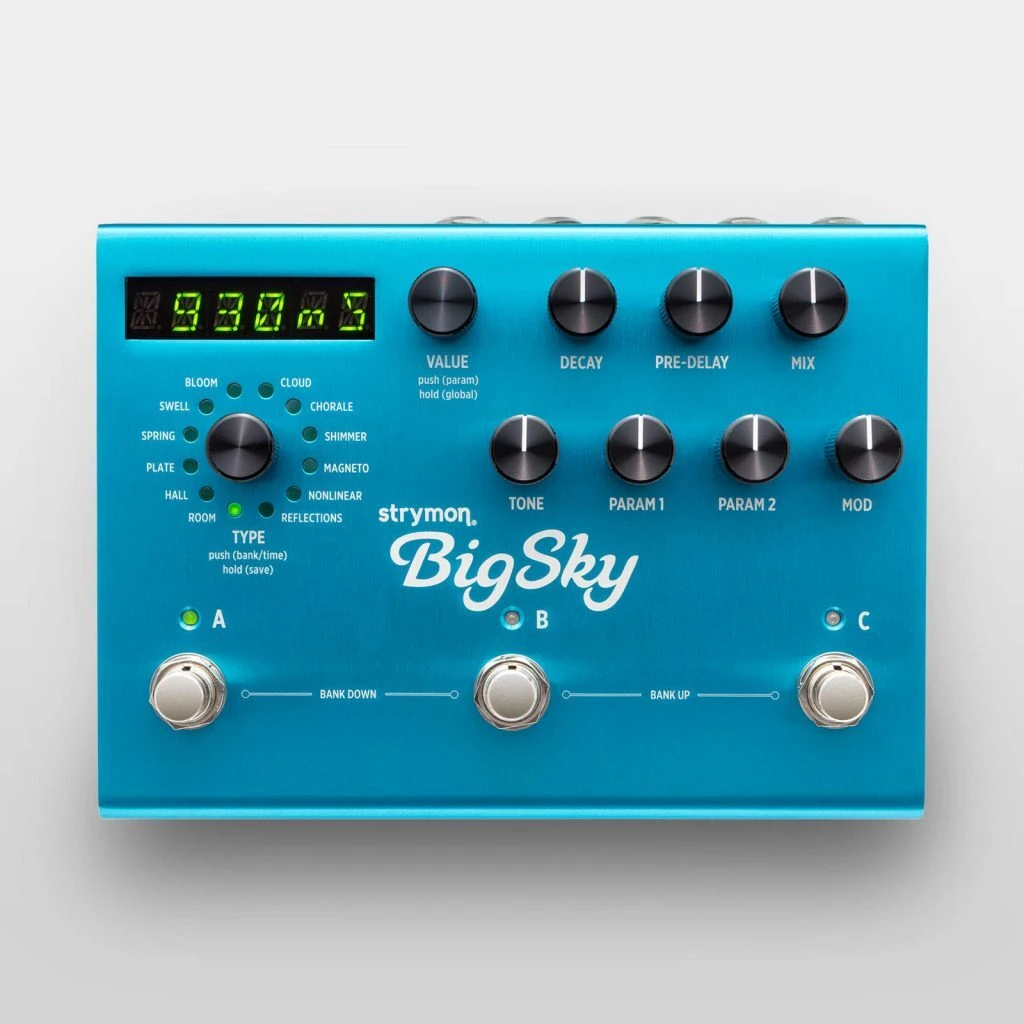Strymon BigSky guitar effects pedal