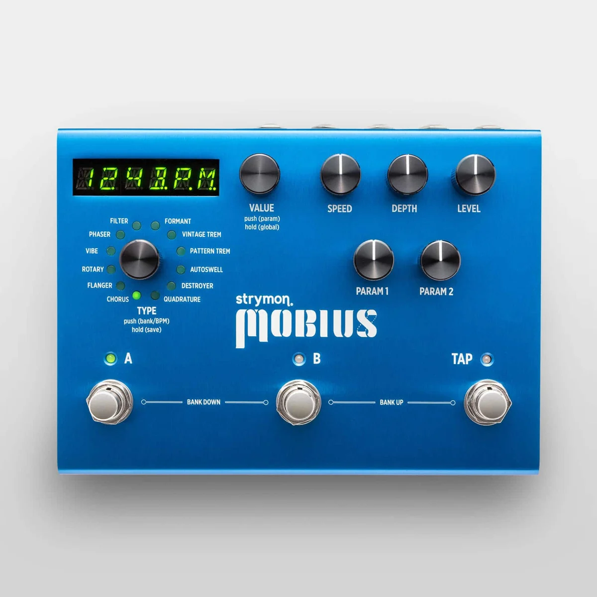 Strymon Mobius guitar effects pedal