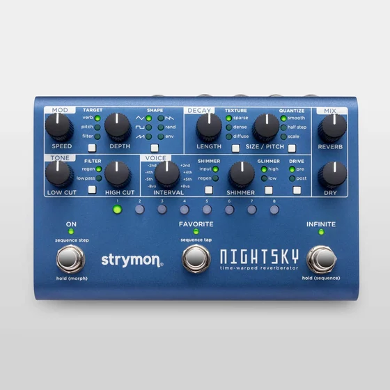 Strymon NightSky guitar effects pedal