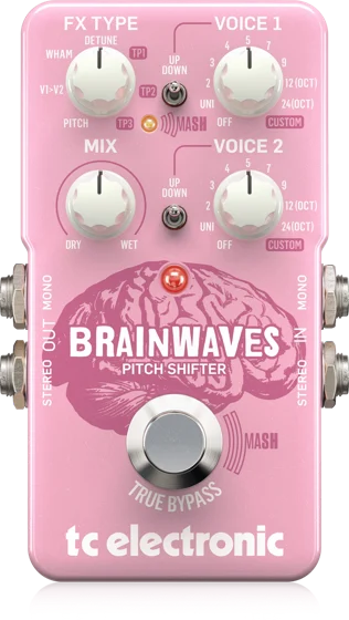 TC Electronic Brainwaves Pitch Shifter guitar effects pedal