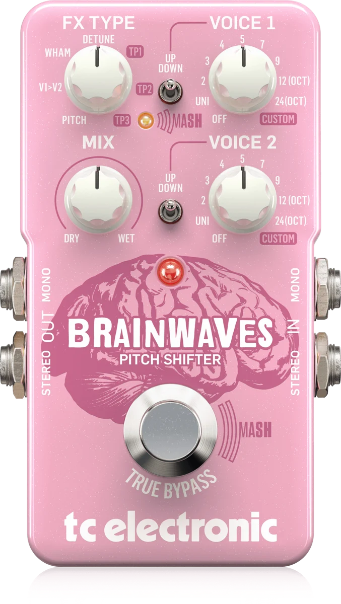 TC Electronic Brainwaves Pitch Shifter guitar effects pedal